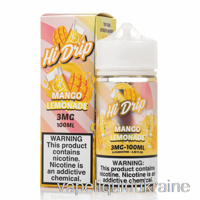 Vape Liquid Ukraine Mango Lemonade - Hi-Drip E-Liquids - 100mL 3mg